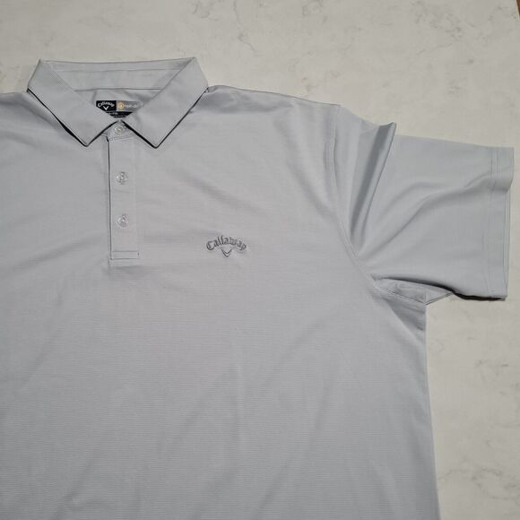 Callaway Polo Opti-Dri Golf Performance Gray NWOT 2XL - Picture 1 of 12